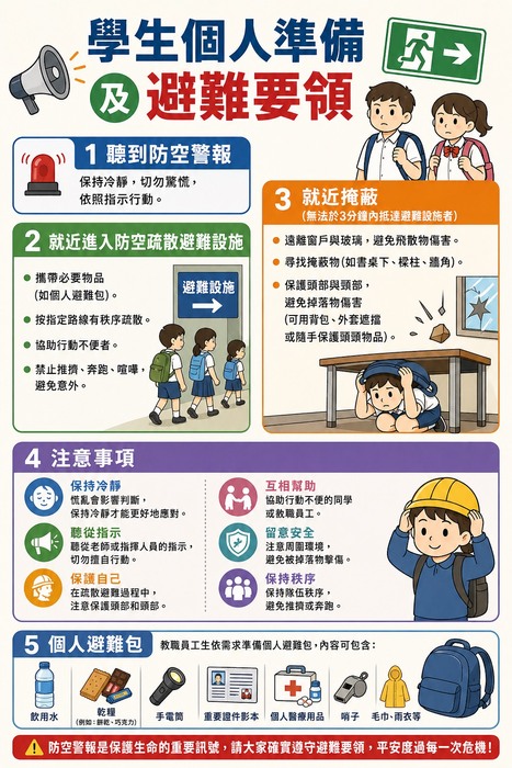 防空避難指引